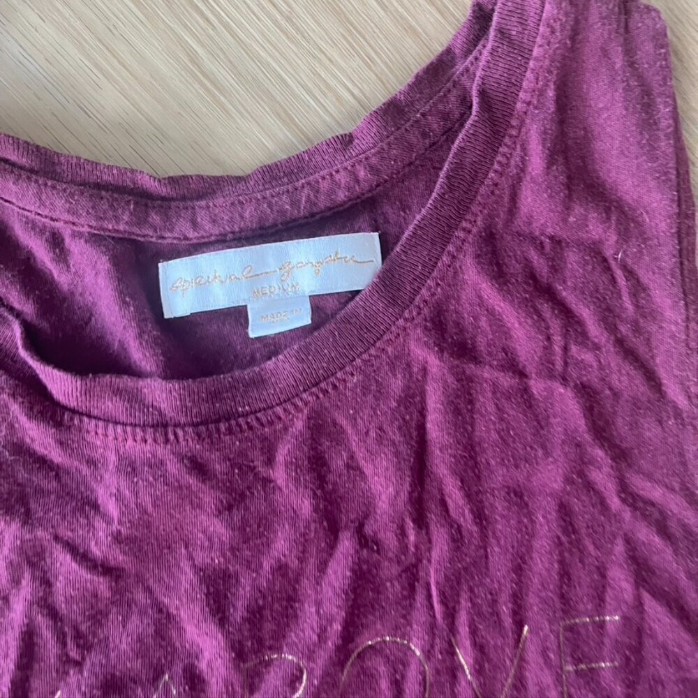 ** Spiritual Gangster Sky Above Me Tank Workout Tank Medium - Picture 6 of 8